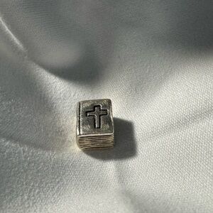Retired Pandora Sterling Silver Bible Charm